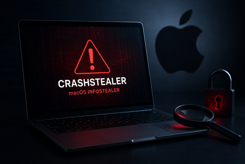 بدافزار CrashStealer با ظاهری شبیه ابزارهای اپل، رمزهای عبور و اطلاعات مک را سرقت میکند crashstealer