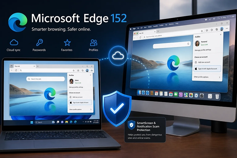 Microsoft Edge بهزودی امکان ورود با Apple Account را آزمایش میکند edge
