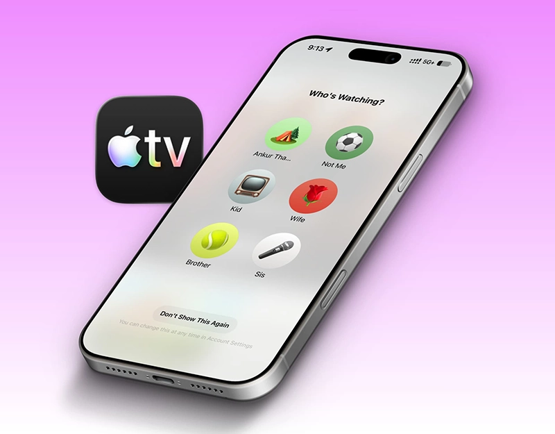 چطور برای Apple TV در آیفون و آیپد پروفایل جداگانه بسازیم؟ apple tv