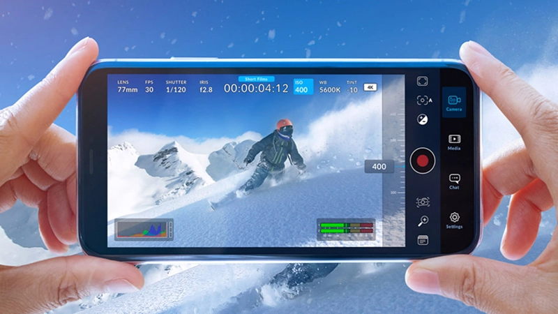 Blackmagic Camera 3.5 برای iPhone 18 Pro با کنترل دیافراگم منتشر شد blackmagic app