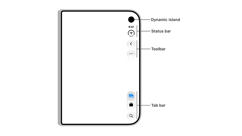 اپل مشخص کرد اپلیکیشنها در iPhone Duo چگونه کار خواهند کرد؛ از نمایشگر دوم تا رابط کاربری تطبیقی iphone duo island
